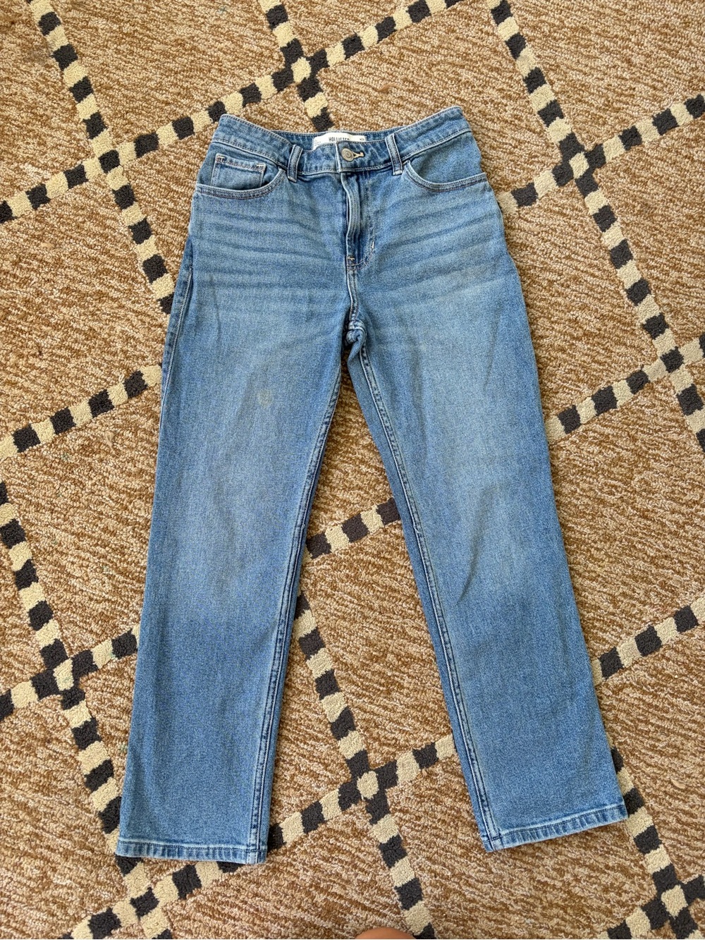 Hollister Light Blue Straight Leg Jeans